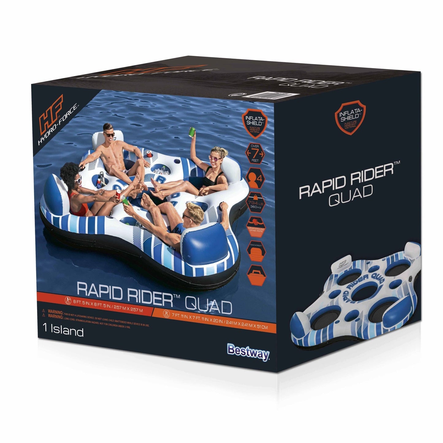 Bestway Rider Quad Float Raft Lounger Pool Float