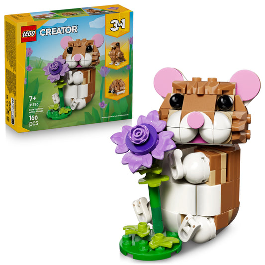 LEGO Creator: Cute Hamster with a Flower (31376)