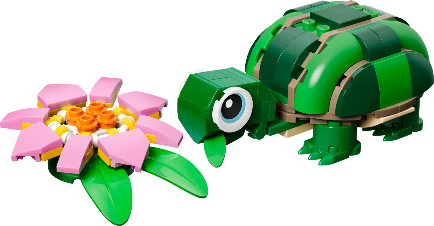 LEGO Creator: Turtle with a Water Lily Flower (31377)