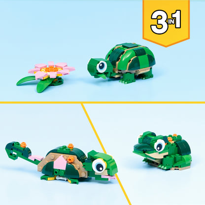 LEGO Creator: Turtle with a Water Lily Flower (31377)