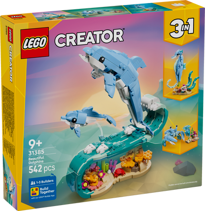 LEGO Creator: Sea Animals: Beautiful Dolphins (31385)