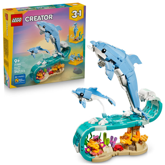 LEGO Creator: Sea Animals: Beautiful Dolphins (31385)
