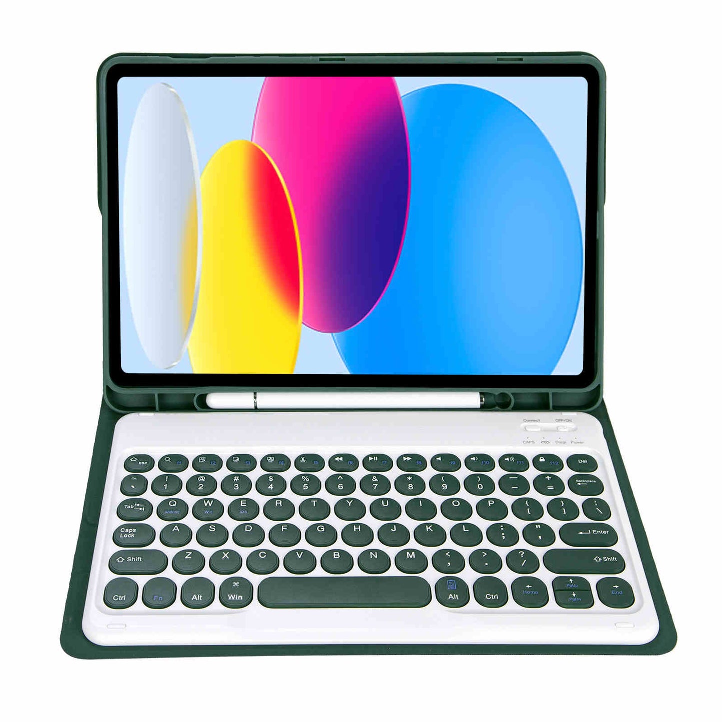 iPad 10th Gen 10.9, iPad 11 (A16 2025) Keyboard Case - Green