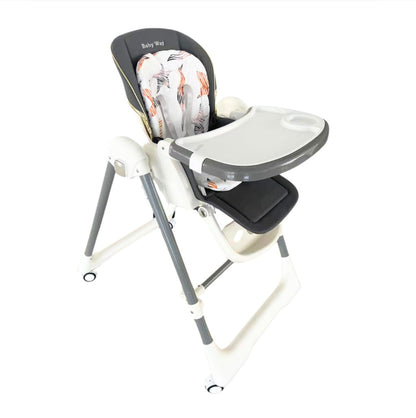 Jupiter Grey 2-in-1 Baby High Chair & Swing