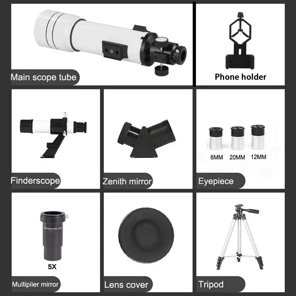 333x HD Astronomical Telescope – Moon