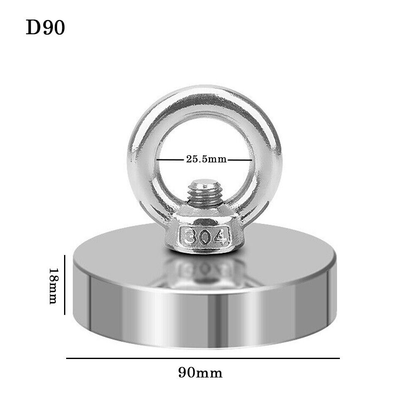 340kg Salvage Recovery Magnet with 20M Rope