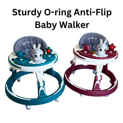 Deluxe O-ring Multifunctional Baby Walker with Lights and Melody Activity Centre