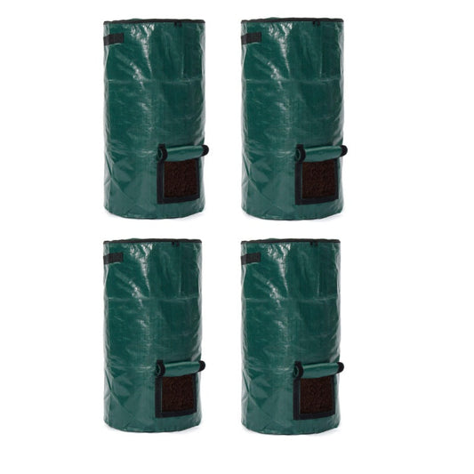 4x Reusable Compost Bin Bag 34 Gallon