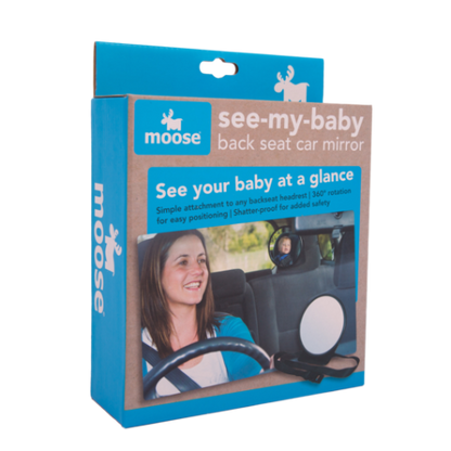 Moose - See-My-Baby Back Seat Car Mirror