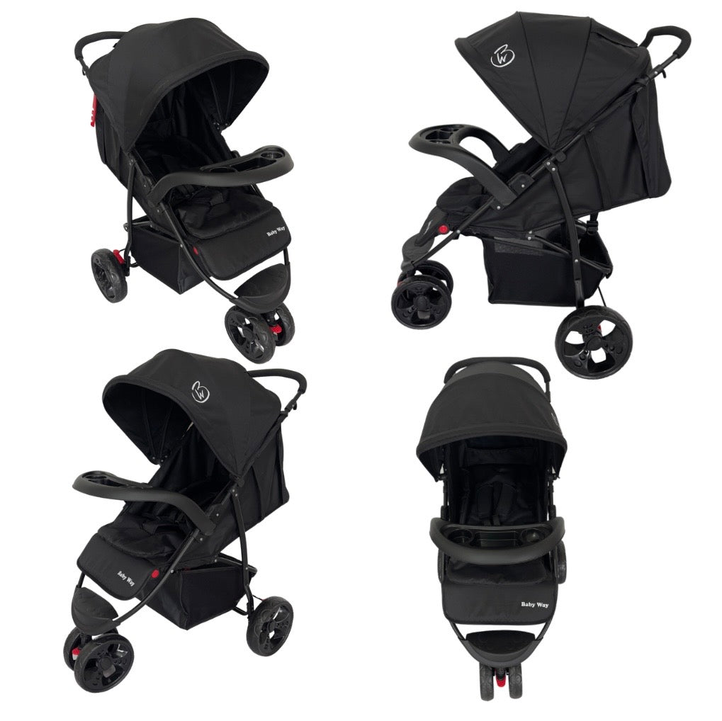 Explorer 3-Wheeler 4in1 Travel System Bundle - Stroller + Capsule + Base + All-Rider 360 Rotating Car Seat