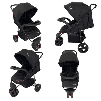 Explorer 3-Wheeler 4in1 Travel System Bundle - Stroller + Capsule + Base + All-Rider 360 Rotating Car Seat