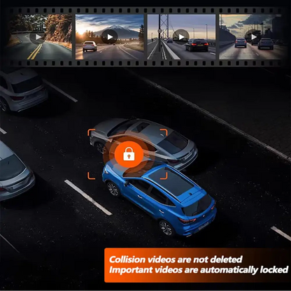 360° Dash Cam with WiFi & 24H Parking Mode (available in different storage capacity)