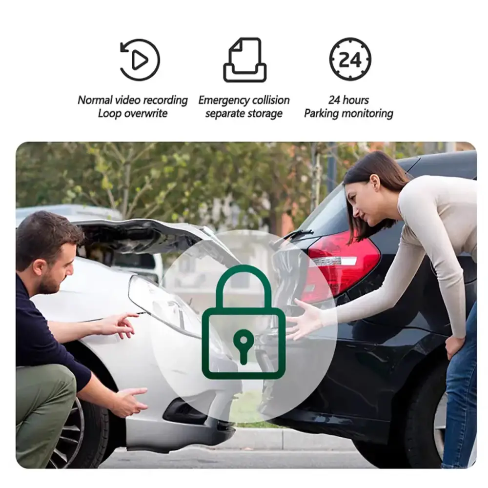 360° Dash Cam with WiFi & 24H Parking Mode (available in different storage capacity)