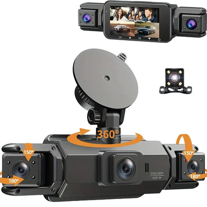 360° Dash Cam with WiFi & 24H Parking Mode (available in different storage capacity)