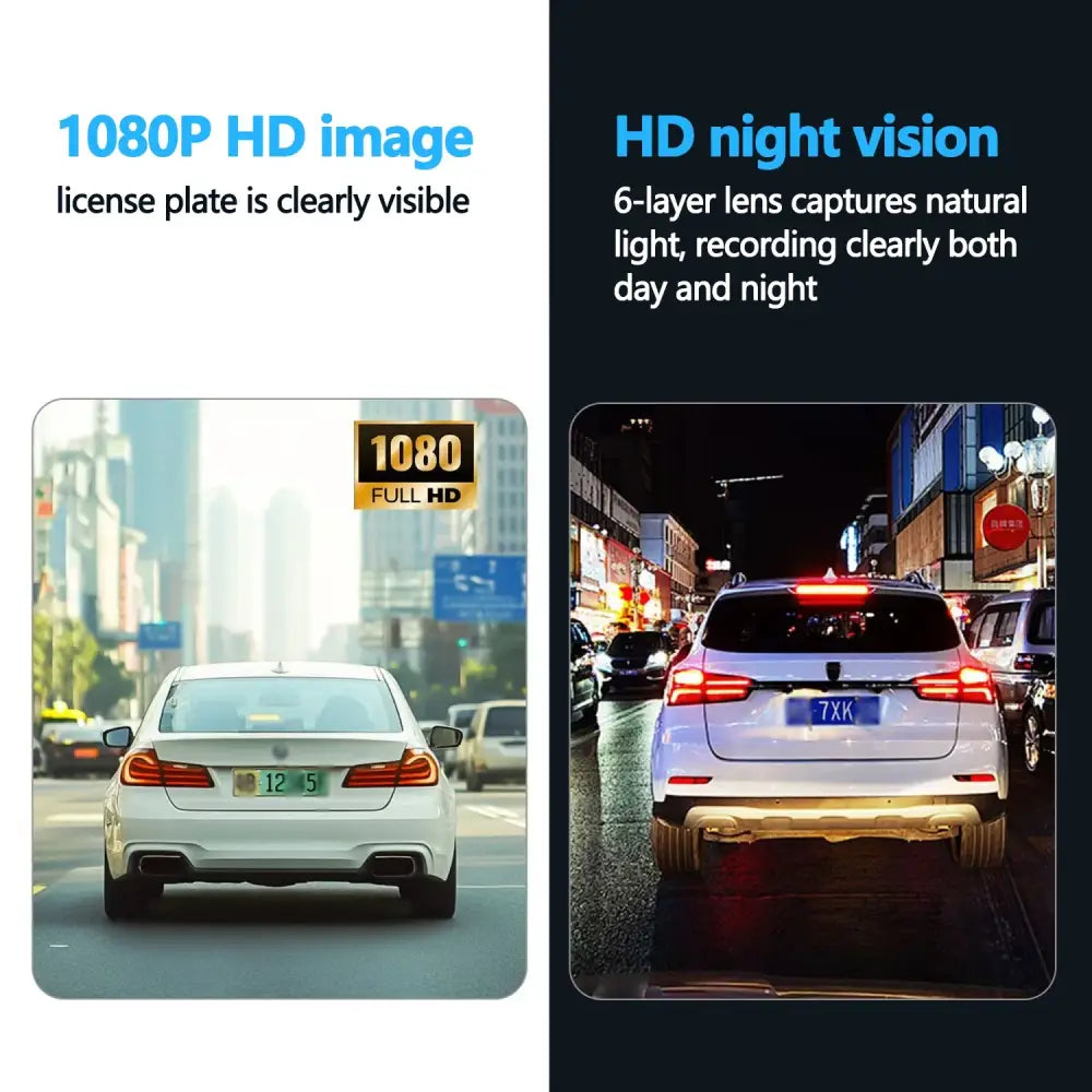 360° Dash Cam with WiFi & 24H Parking Mode (available in different storage capacity)