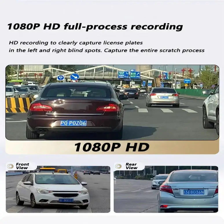 360° Dash Cam with WiFi & 24H Parking Mode (available in different storage capacity)