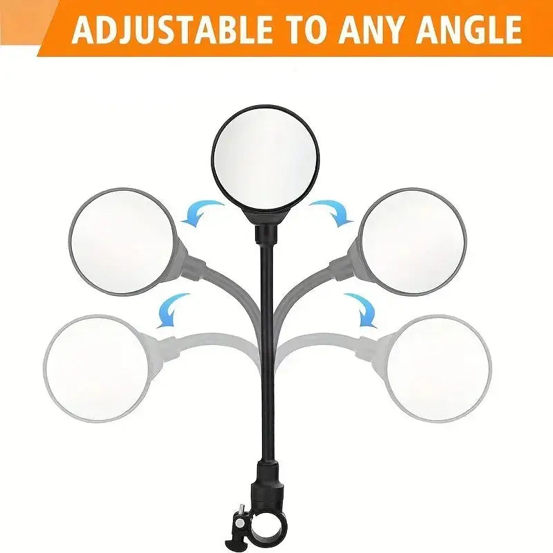 360° Rotatable Bicycle Handlebar Mirror