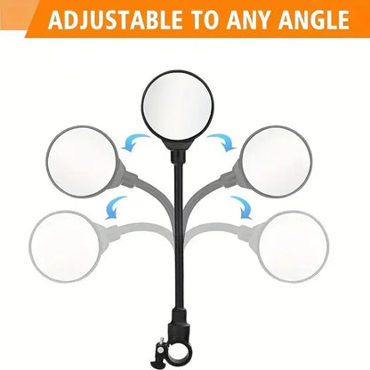 360° Rotatable Bicycle Handlebar Mirror