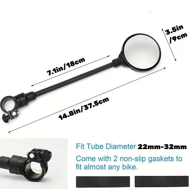 360° Rotatable Bicycle Handlebar Mirror