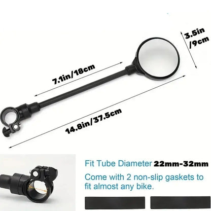 360° Rotatable Bicycle Handlebar Mirror