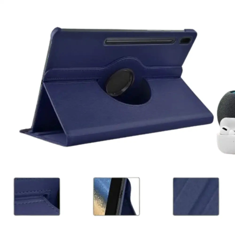 360° Rotating Case for Samsung Galaxy Tab (Dark Blue)