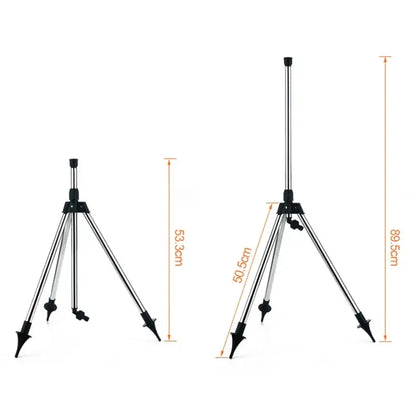 360° Rotating Garden Sprinkler with Tripod Irrigation Stand