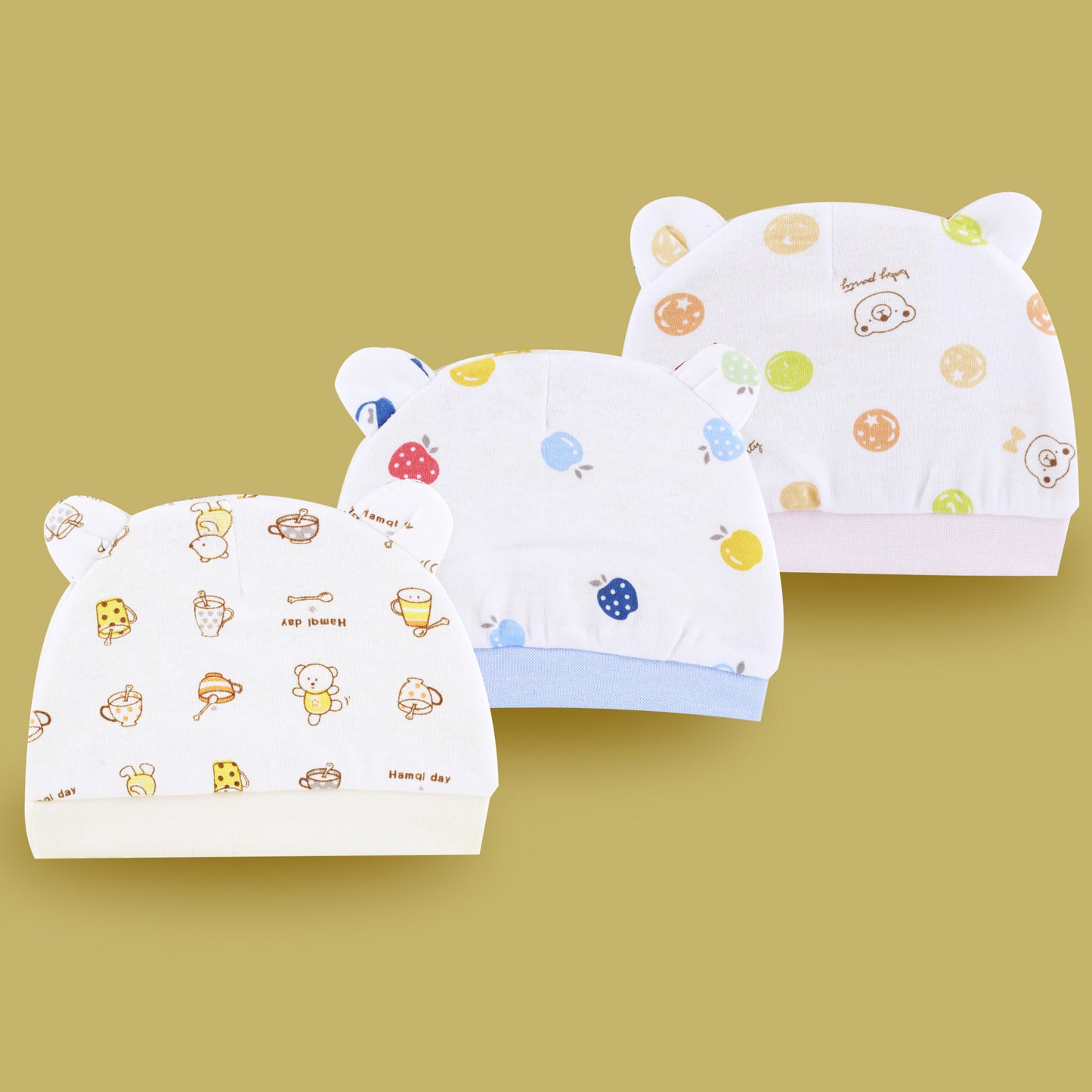 Cotton Baby Beanies