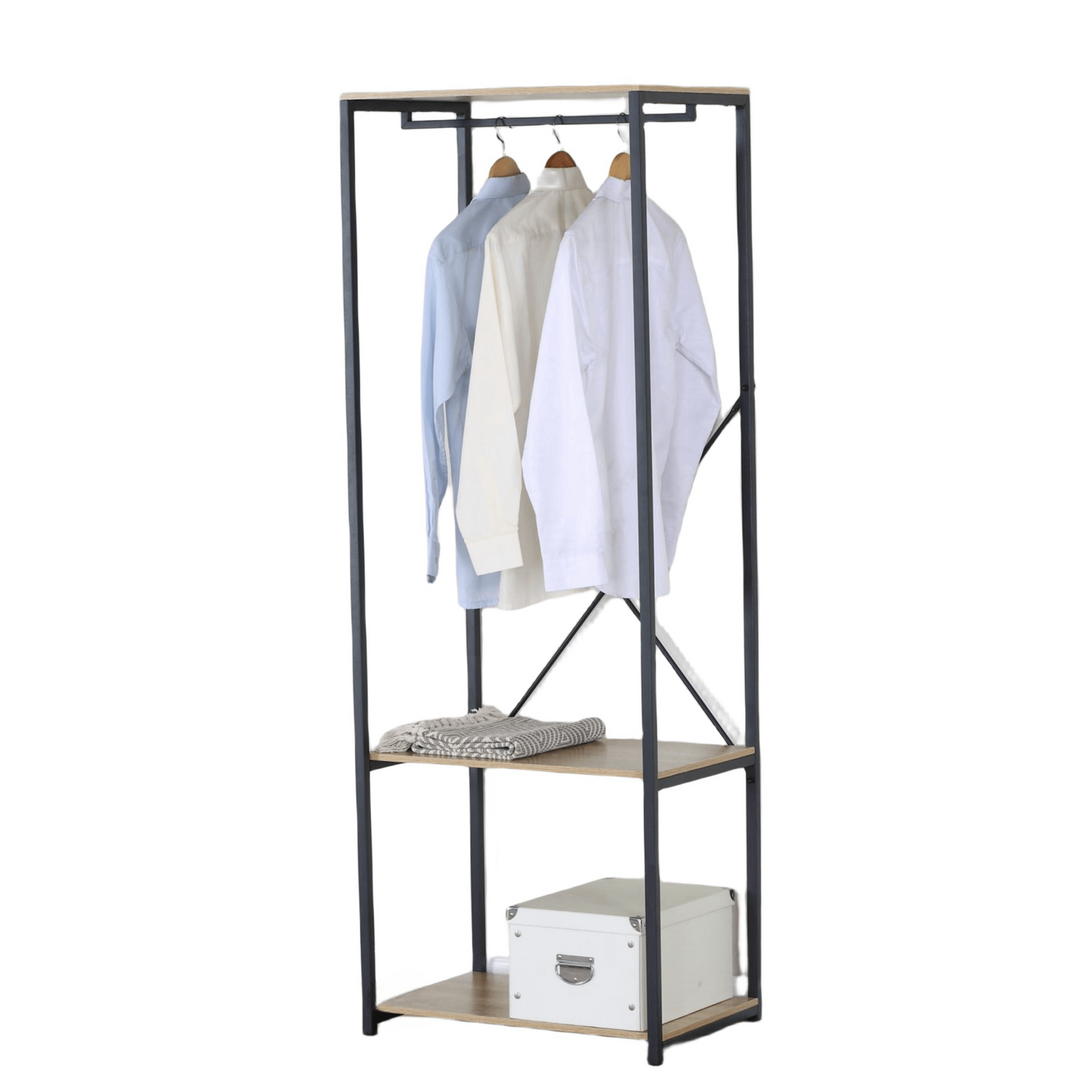Clothes Rack with Shelves