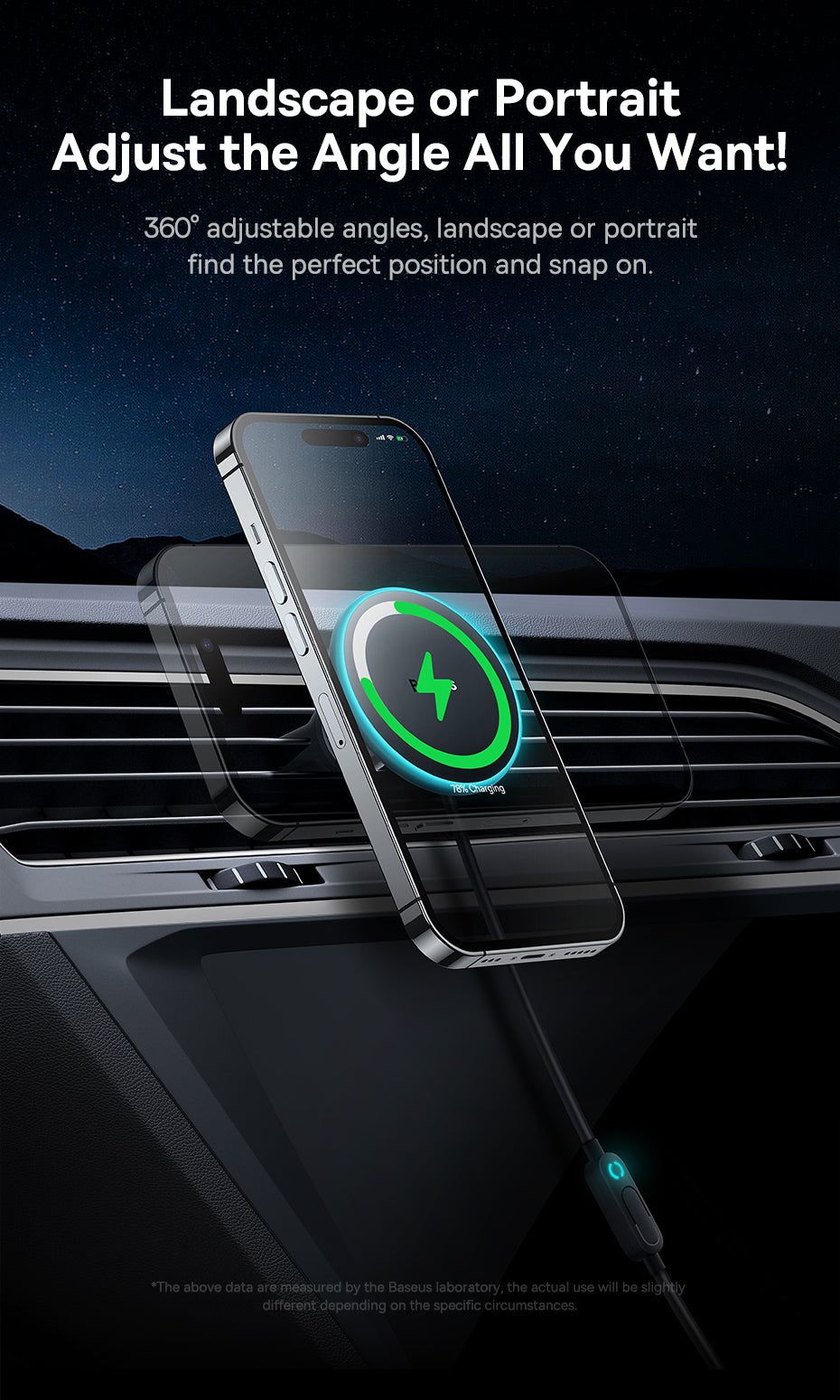 Wireless Fast Car Charger for iPhone