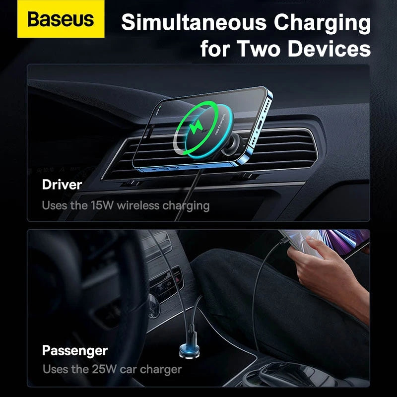 Fast Charging Wireless Car Charger For iPhone