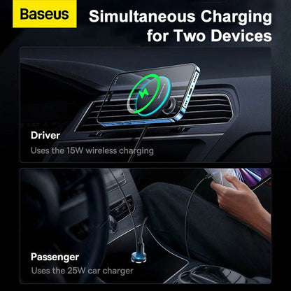 Fast Charging Wireless Car Charger For iPhone