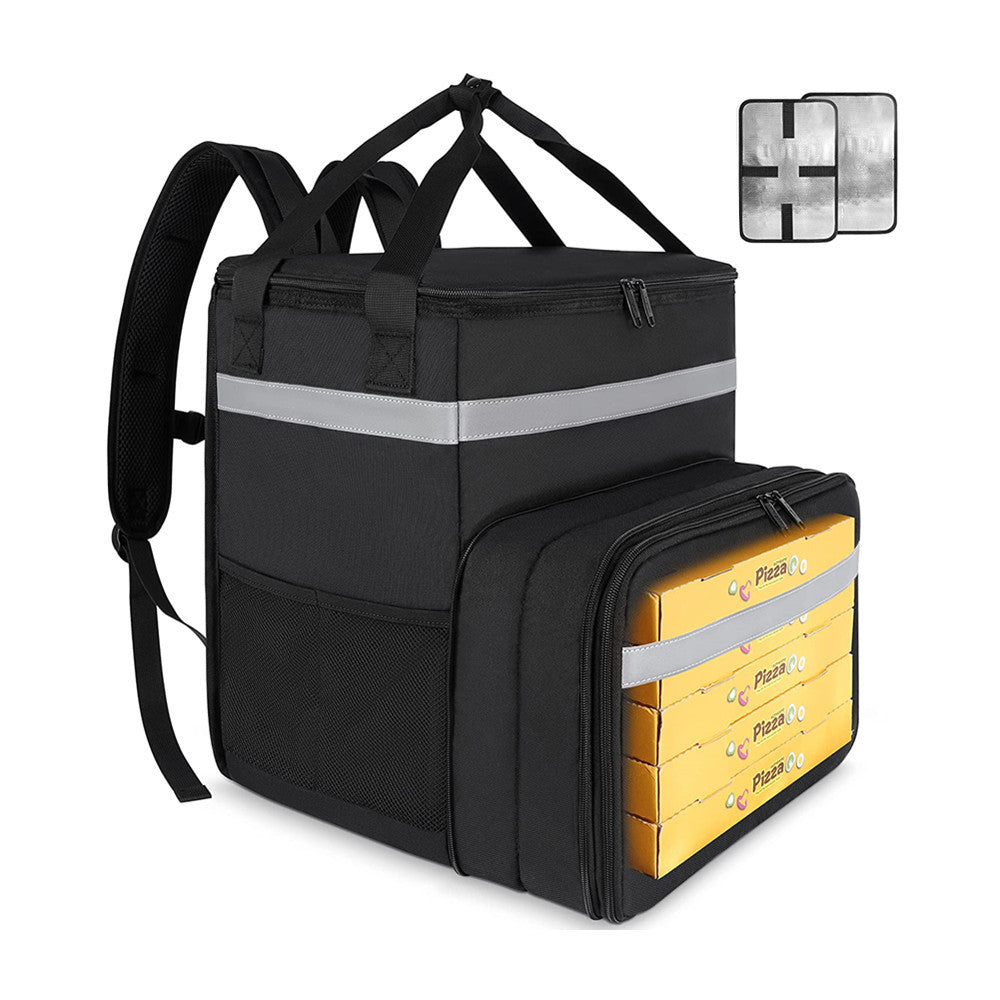 Food Delivery Backpack, Expandable Insulated Hot Pizza Bags - salelink.co.nz
