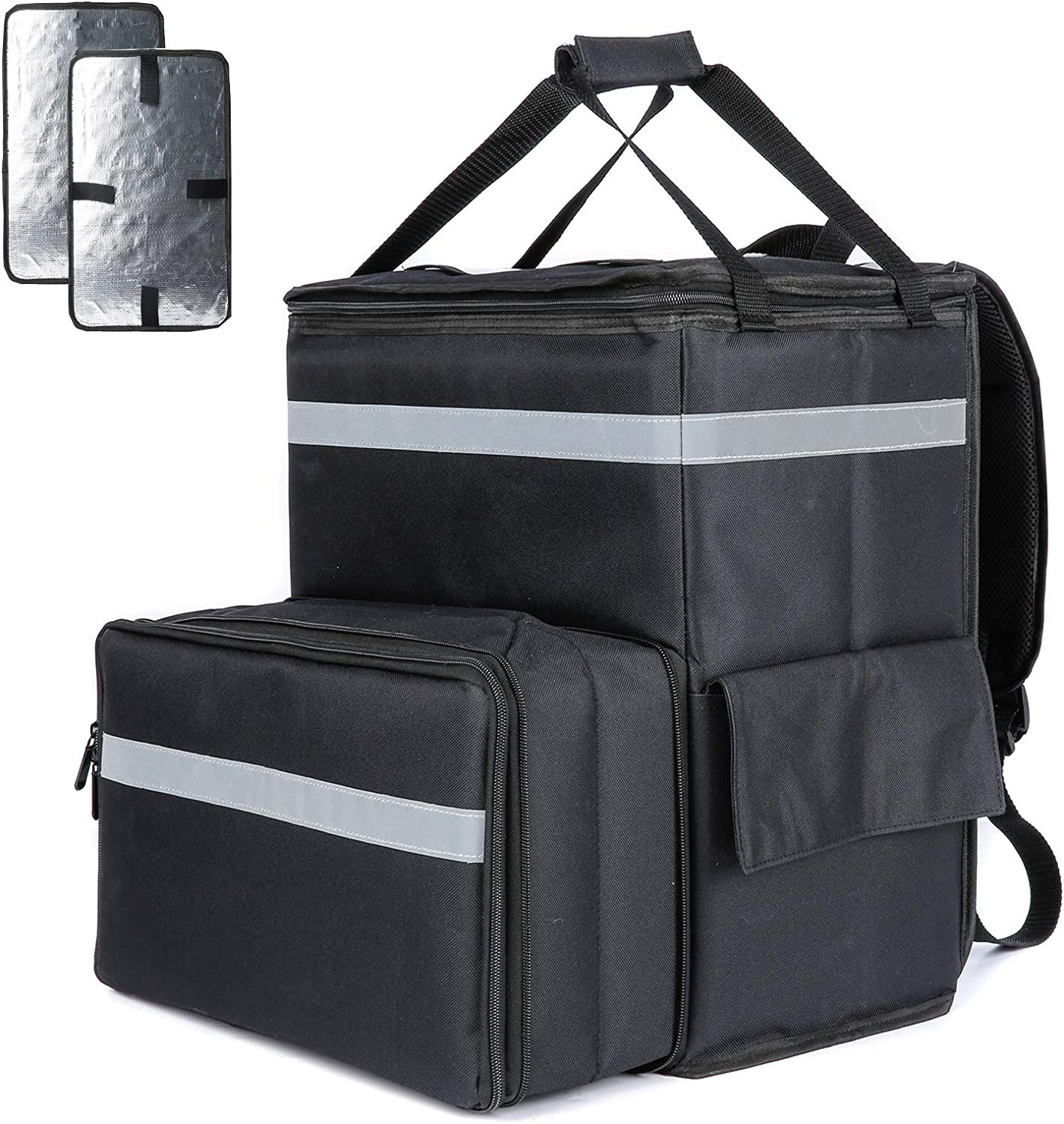 Food Delivery Backpack, Expandable Insulated Hot Pizza Bags - salelink.co.nz