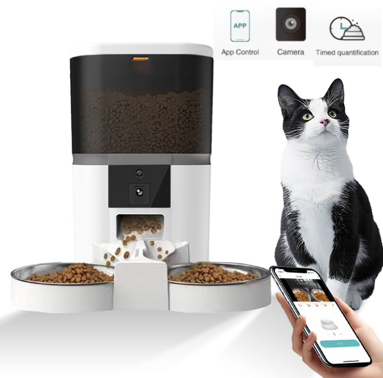 Pet Feeder, Dog Cat Feeder 6L Automatic - salelink.co.nz