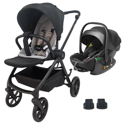 Preorder - Crown Y Luxury Travel System – Reversible Stroller + Reclining i-Size Capsule Combo