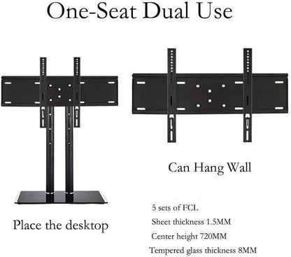 TV Stand Adjustable Universal LED LCD TV Stand 32-65"