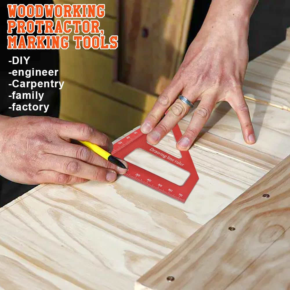 3D Multi Angle Measuring Ruler Metric