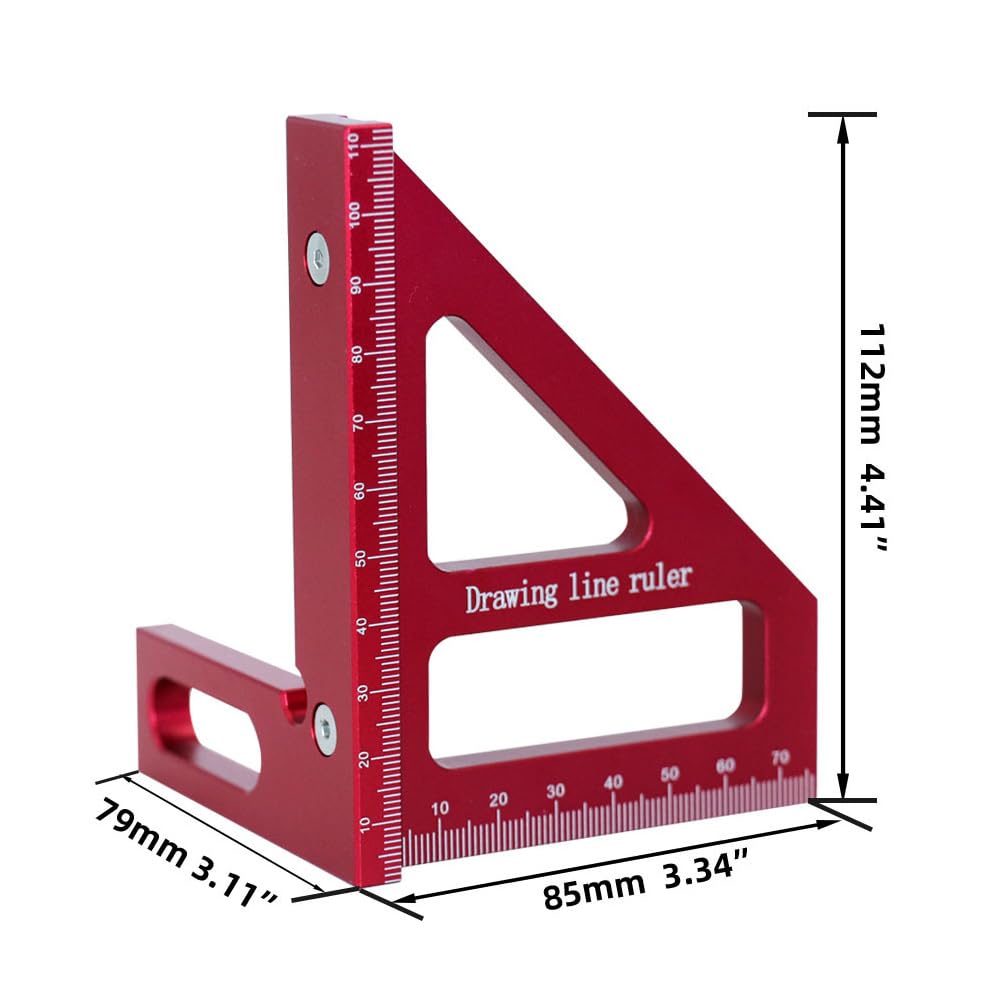 3D Multi Angle Measuring Ruler Metric