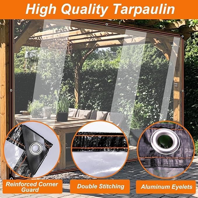 Clear Tarpaulin 2MX5M