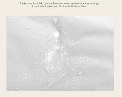 Waterproof Mattress Protector Grey 1.98x2.03m