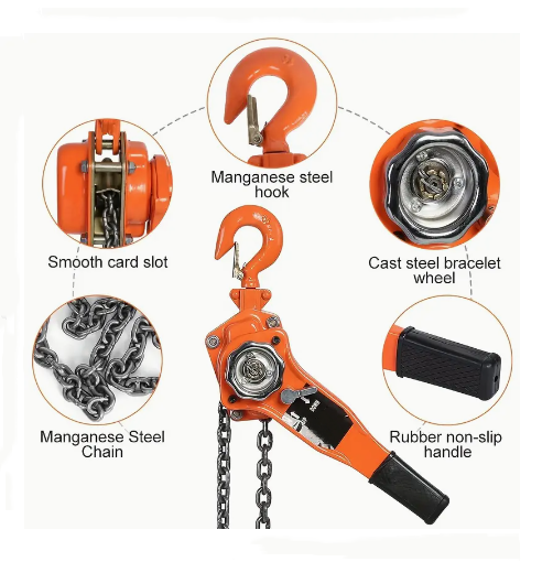1T Steel Heavy Duty 3M Lever Block Chain Hoist