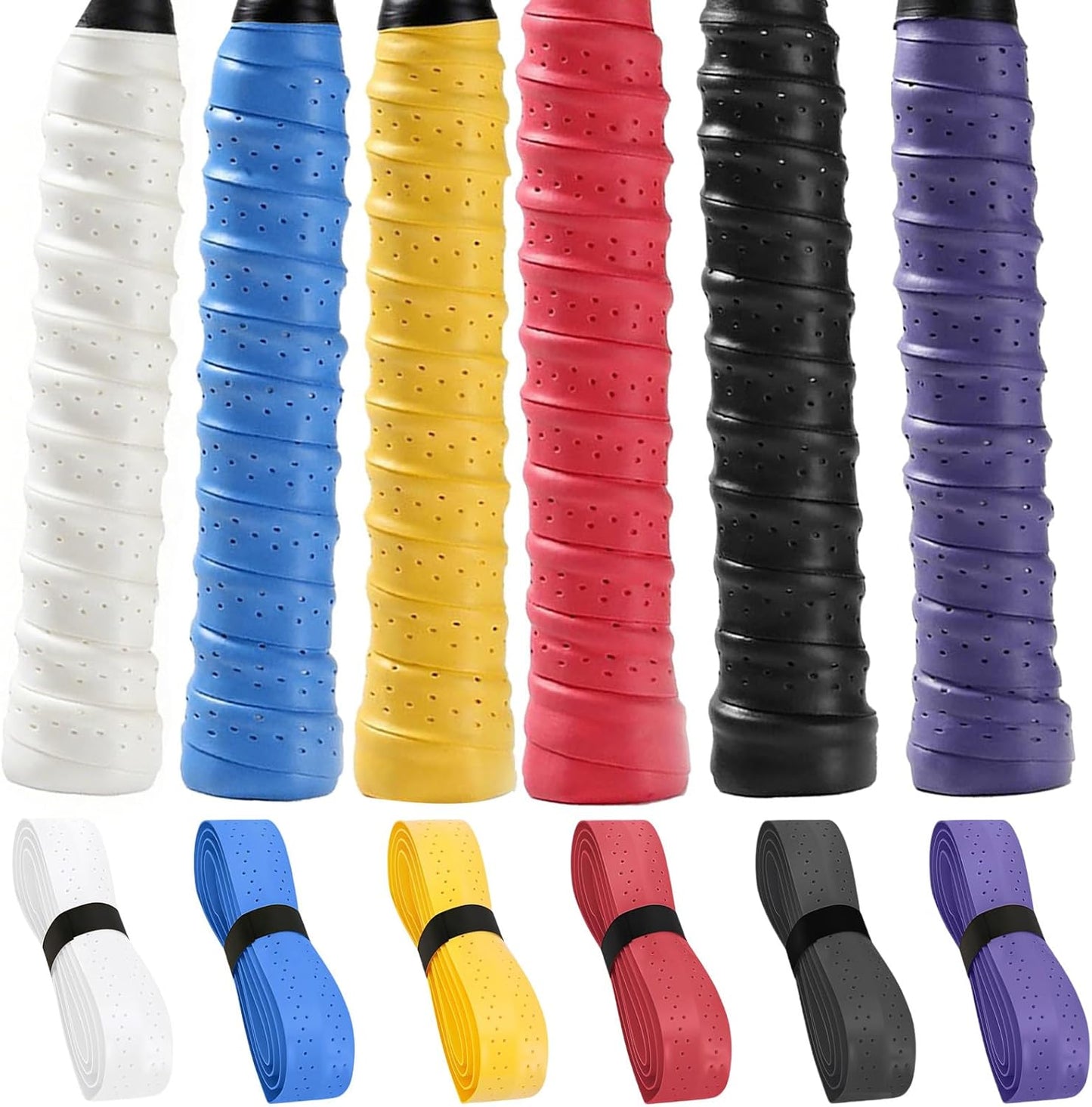 6Pcs Tennis Racket Grip Tapes