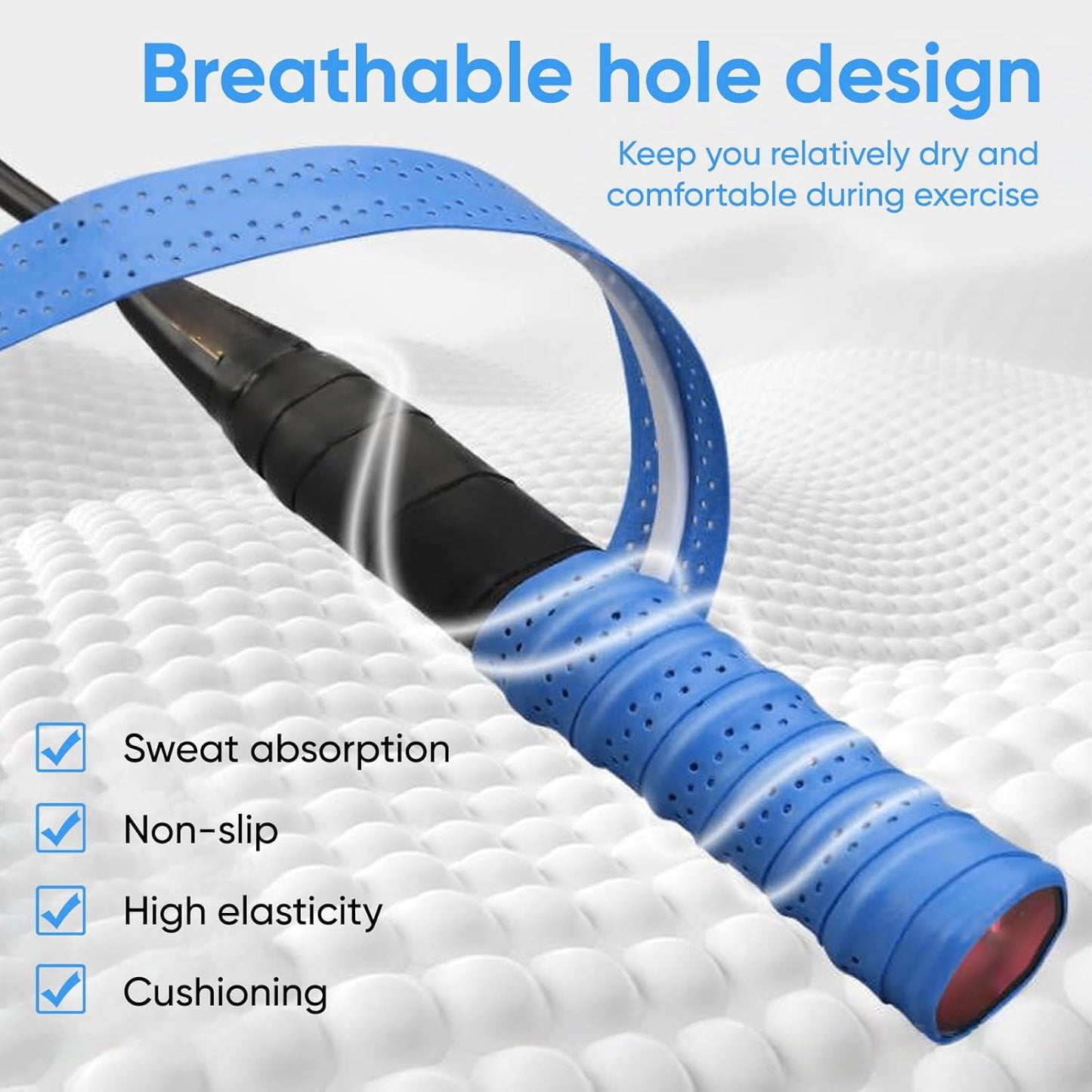 6Pcs Tennis Racket Grip Tapes