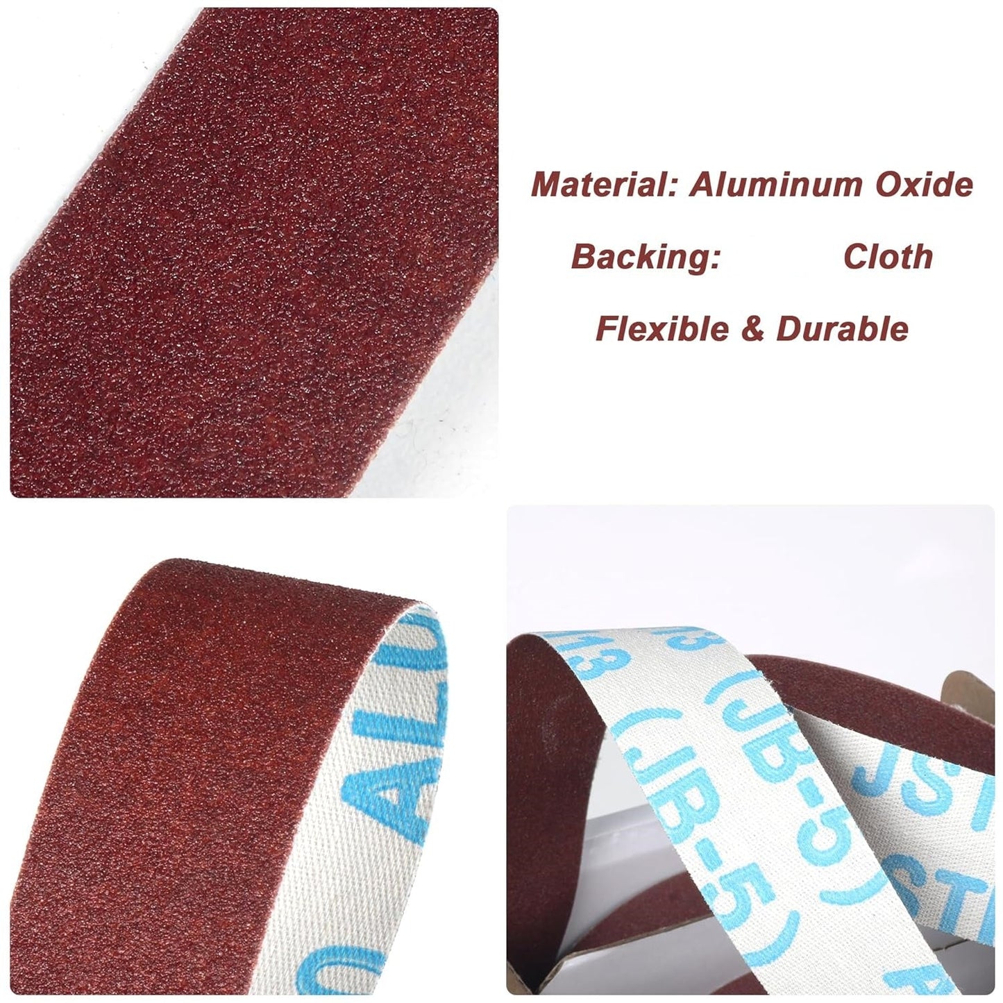 6x Emery Cloth Roll 6 Grits Abrasive Sandpaper Rolls Sand Paper with Dispenser