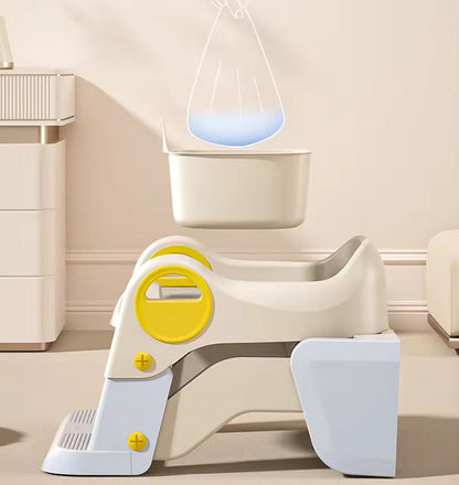 3-in-1 Potty Training Seat with Ladder & Detachable Potty