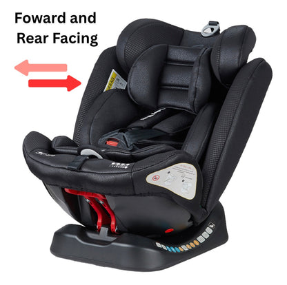 Preorder - GrowSwitch iSize Convertible Car Seat for 0-12 years - BLACK