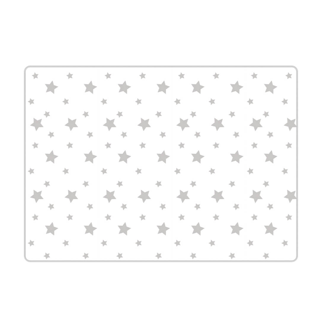 200x180x1 cm Foldable Baby Playmat with Carry Bag - Letters & Stars Sides-D