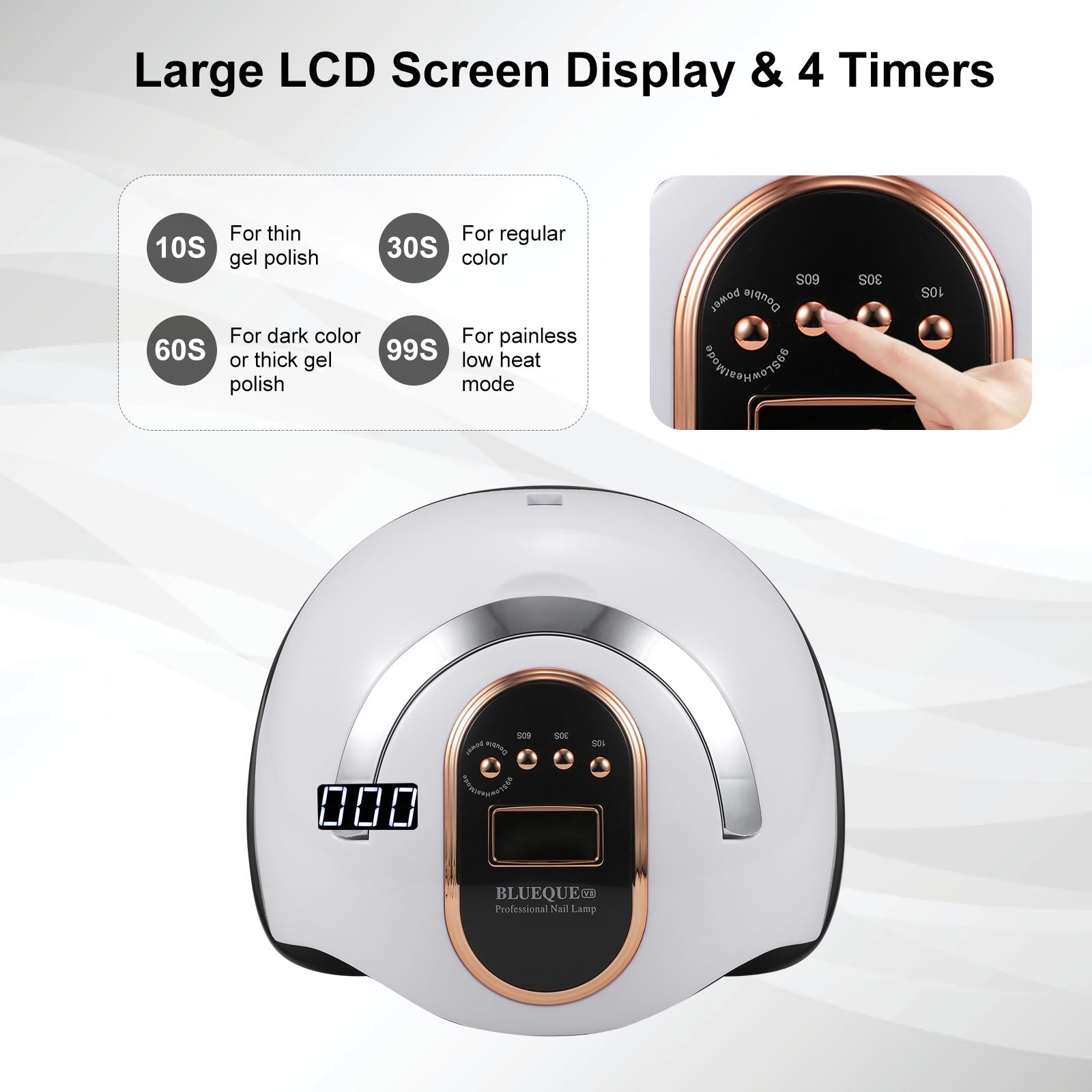 New 168W UV LED Nail Lamp - salelink.co.nz