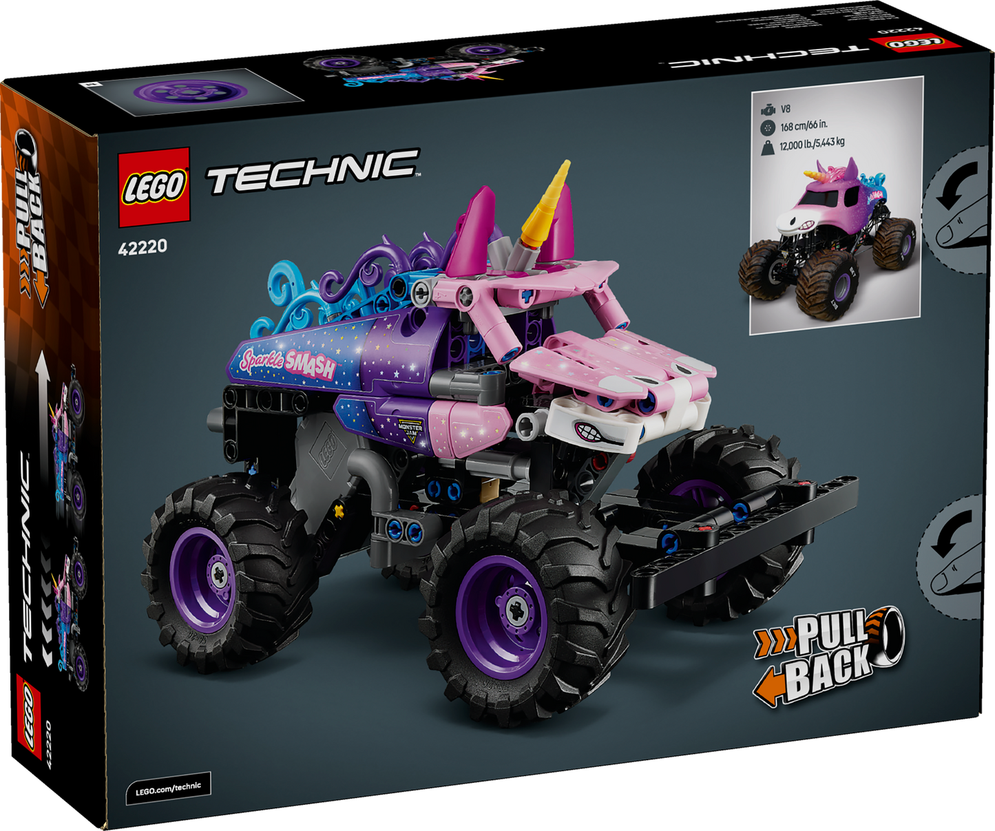 LEGO Technic: Monster Jam Sparkle Smash Pull-Back (42220)