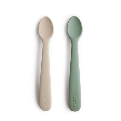 Mushie - Silicone Baby Feeding Spoons